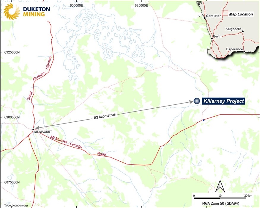 Killarney Project Map